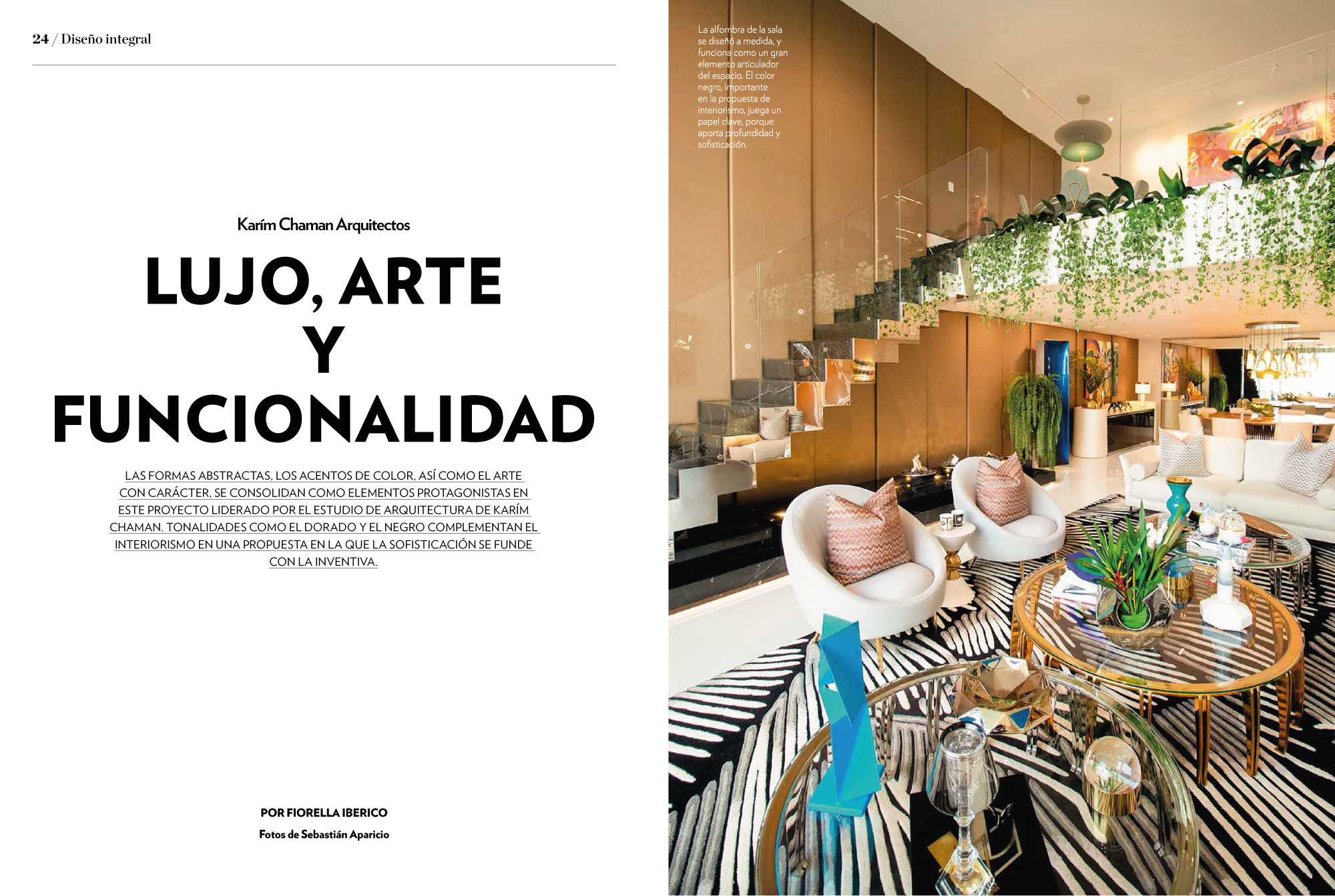 Revista Casas interior lujo ar y funcionalidad